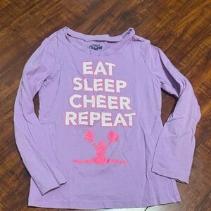 OshKosh B'gosh Lavender Cheer Long Sleeve Tee